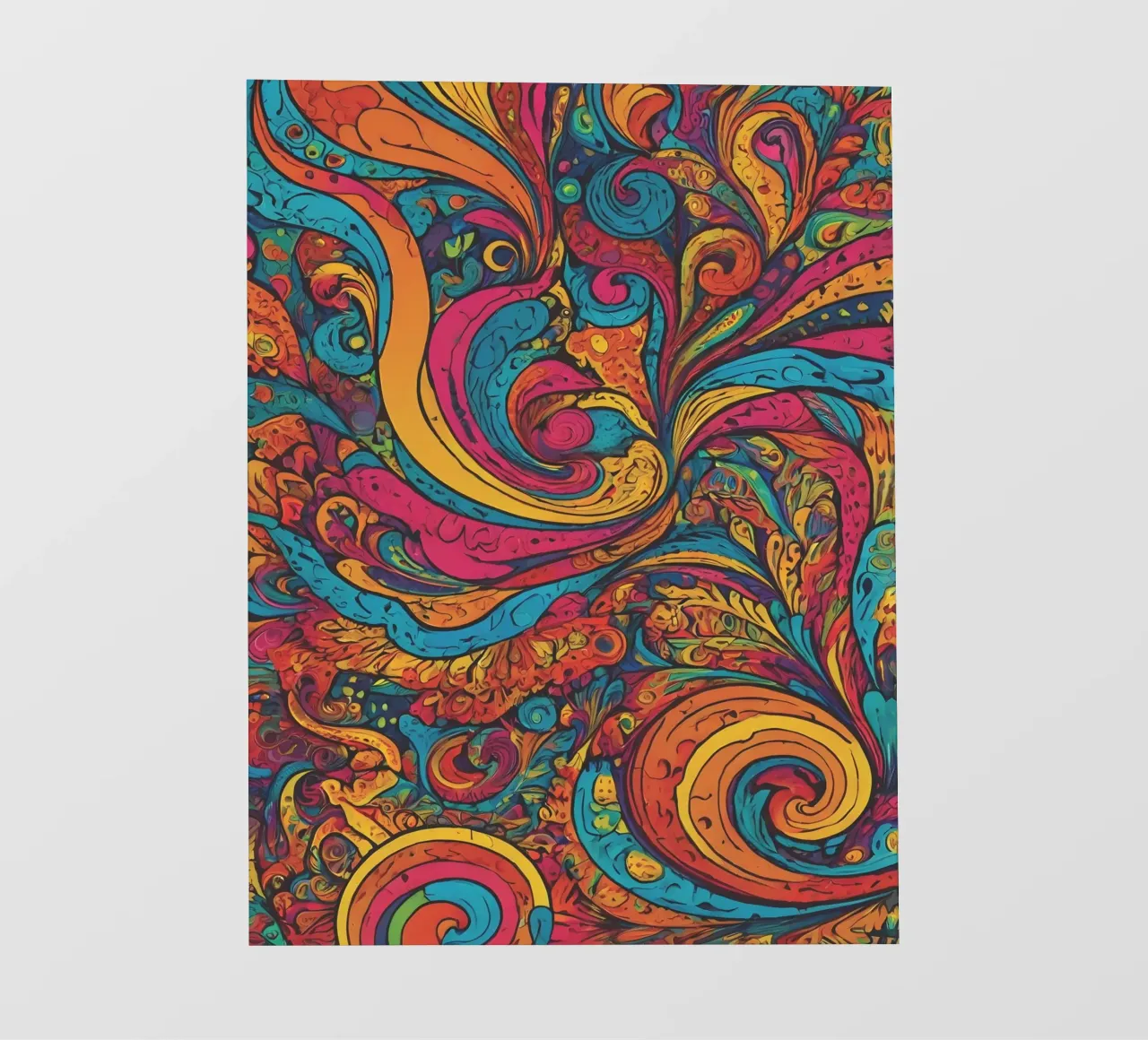 Psychedelic Pattern photo wallpaper by Charnwood Prints