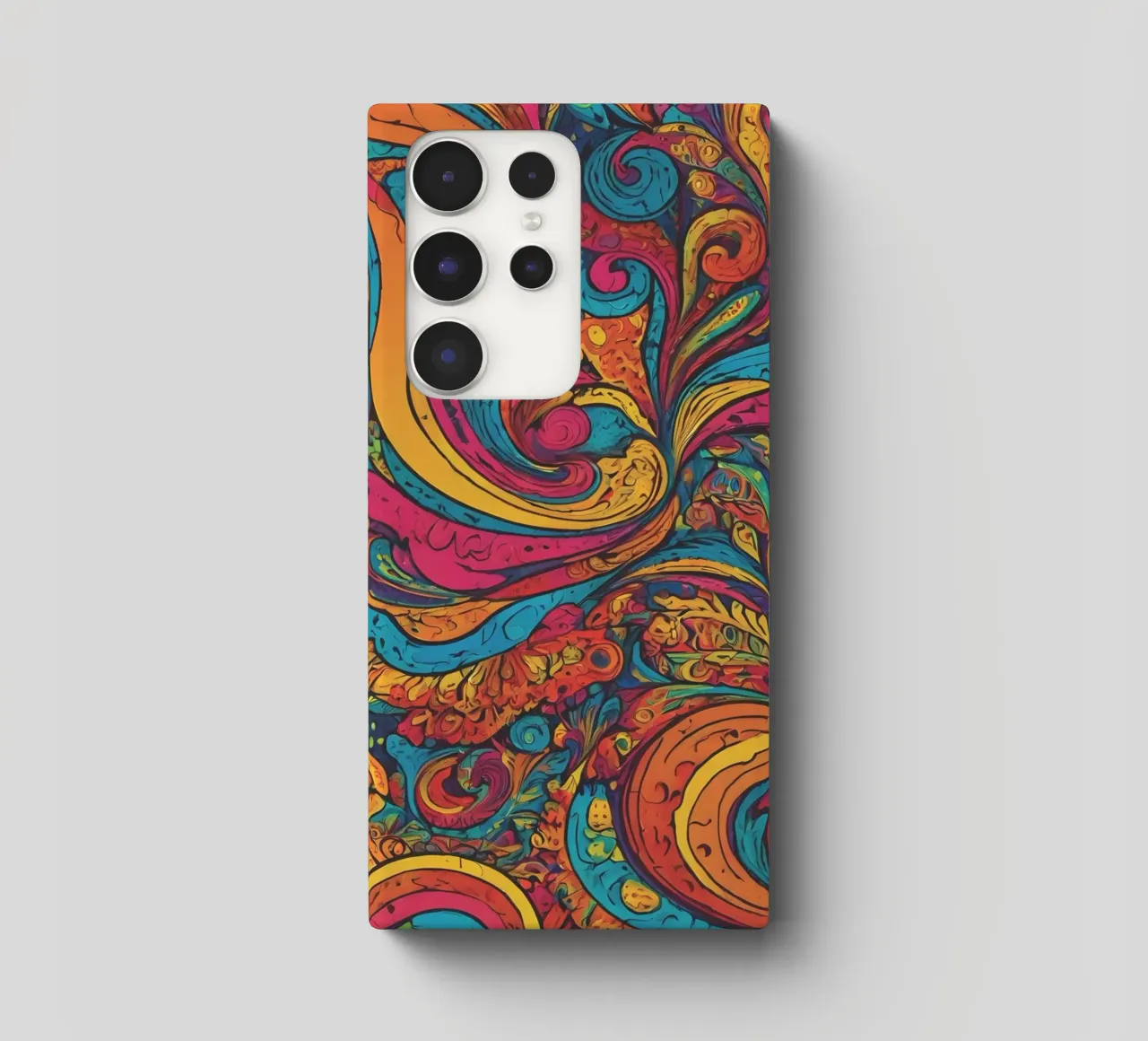 Psychedelisch patroon samsung hoesje van Charnwood Prints