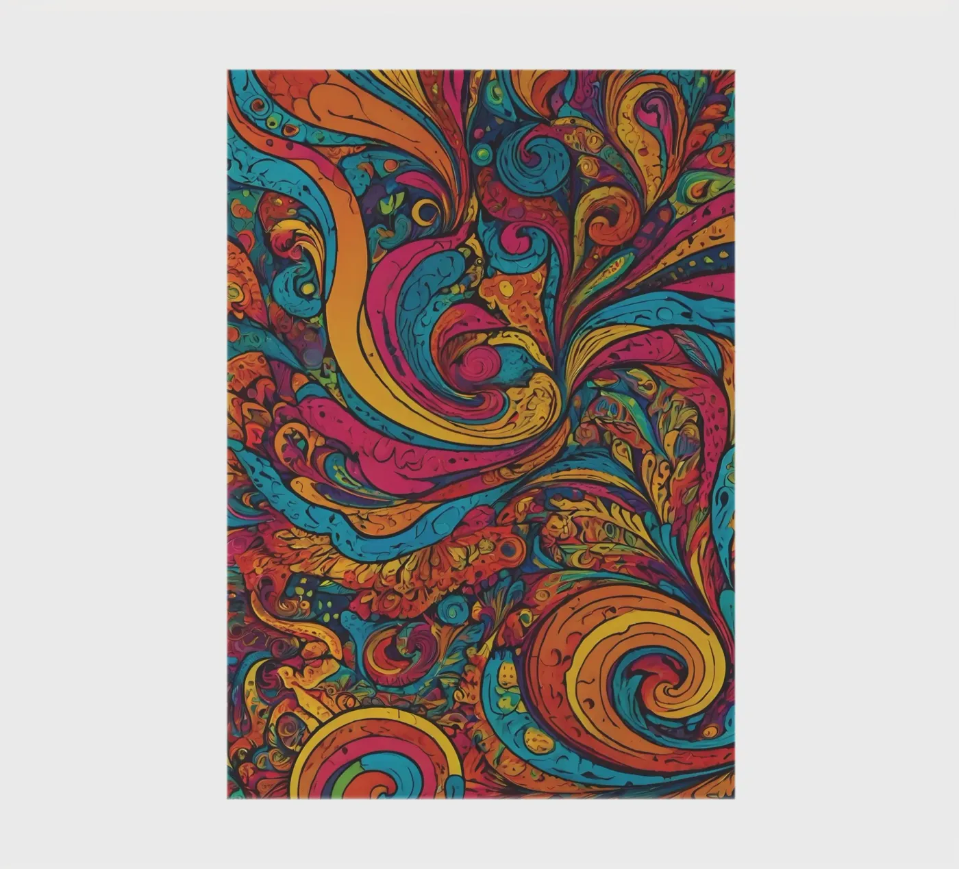 Psychedelic Pattern notebook by Charnwood Prints