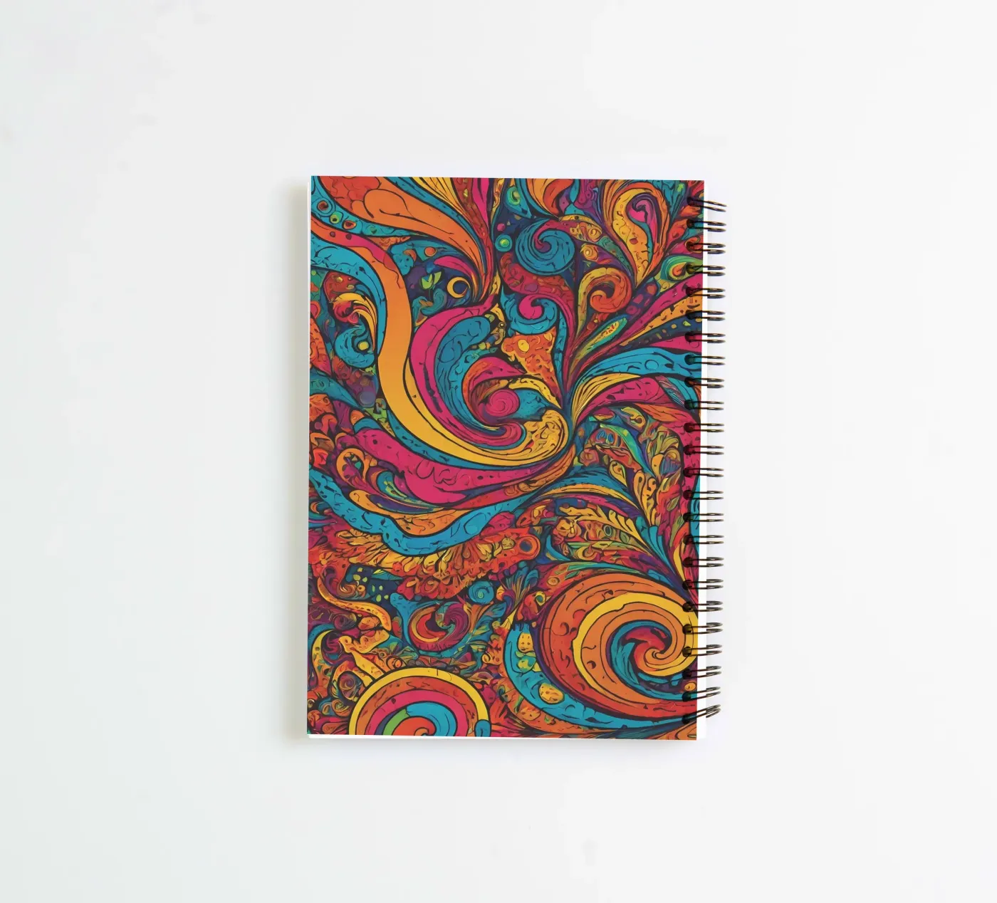 Psychedelisches Muster Ringbuch von Charnwood Prints