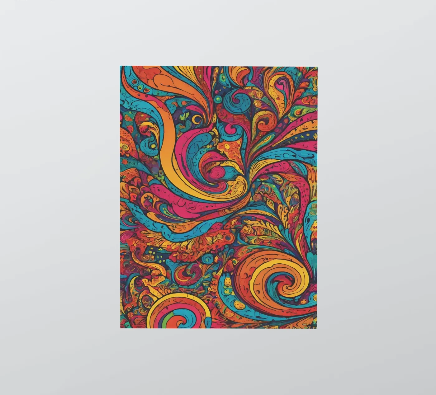 Motivo psichedelico adesivo da Charnwood Prints