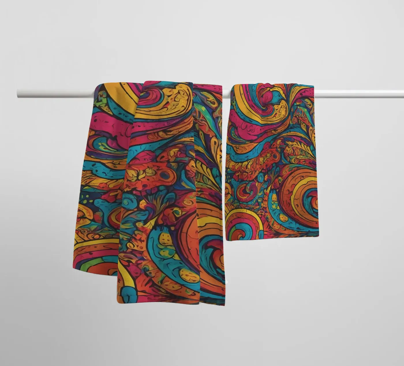 Motif psychédélique serviette de bain de Charnwood Prints