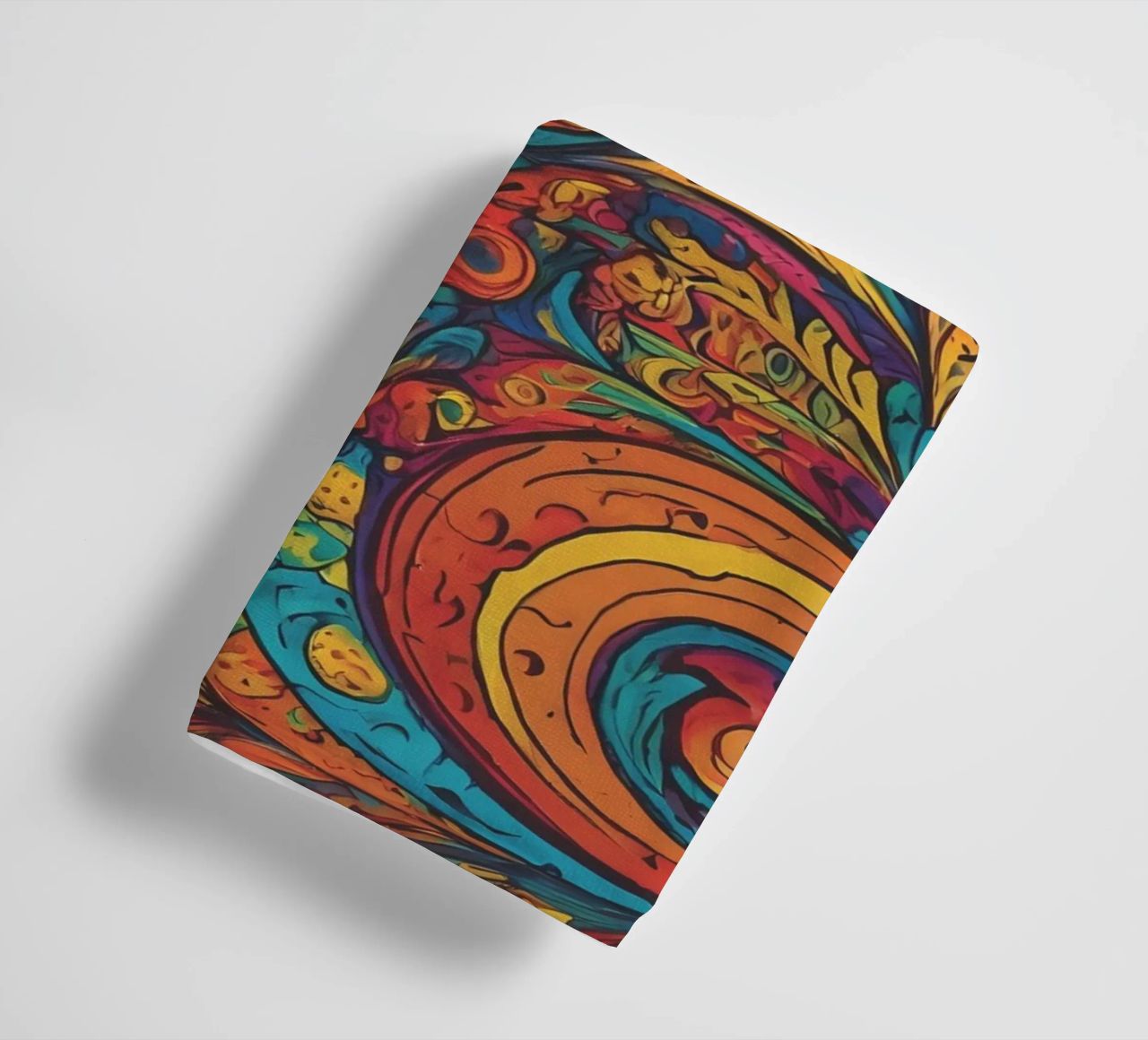 Psychedelic Pattern towel by Charnwood Prints