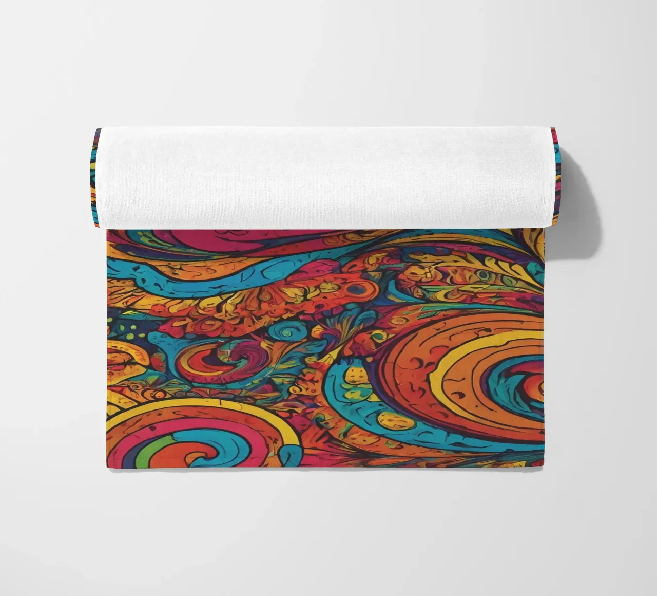 Psychedelic Pattern beach towel by Charnwood Prints