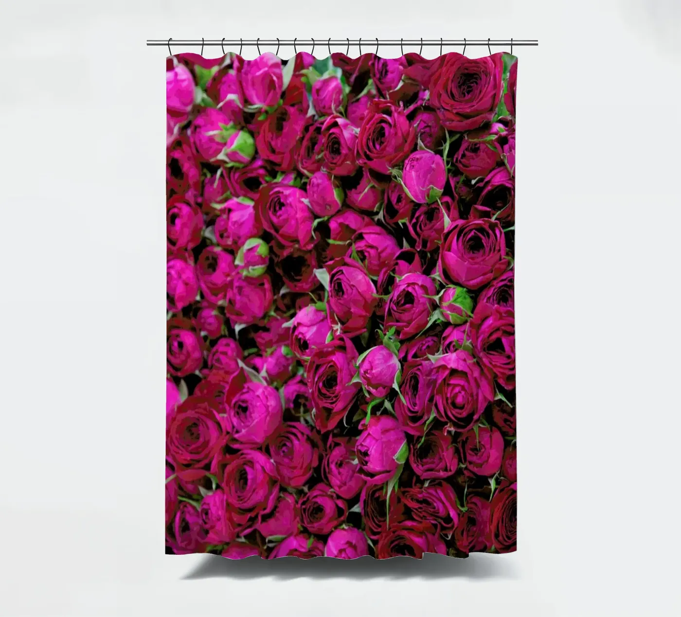 Ranunculus douchegordijn van Catherine McDonald