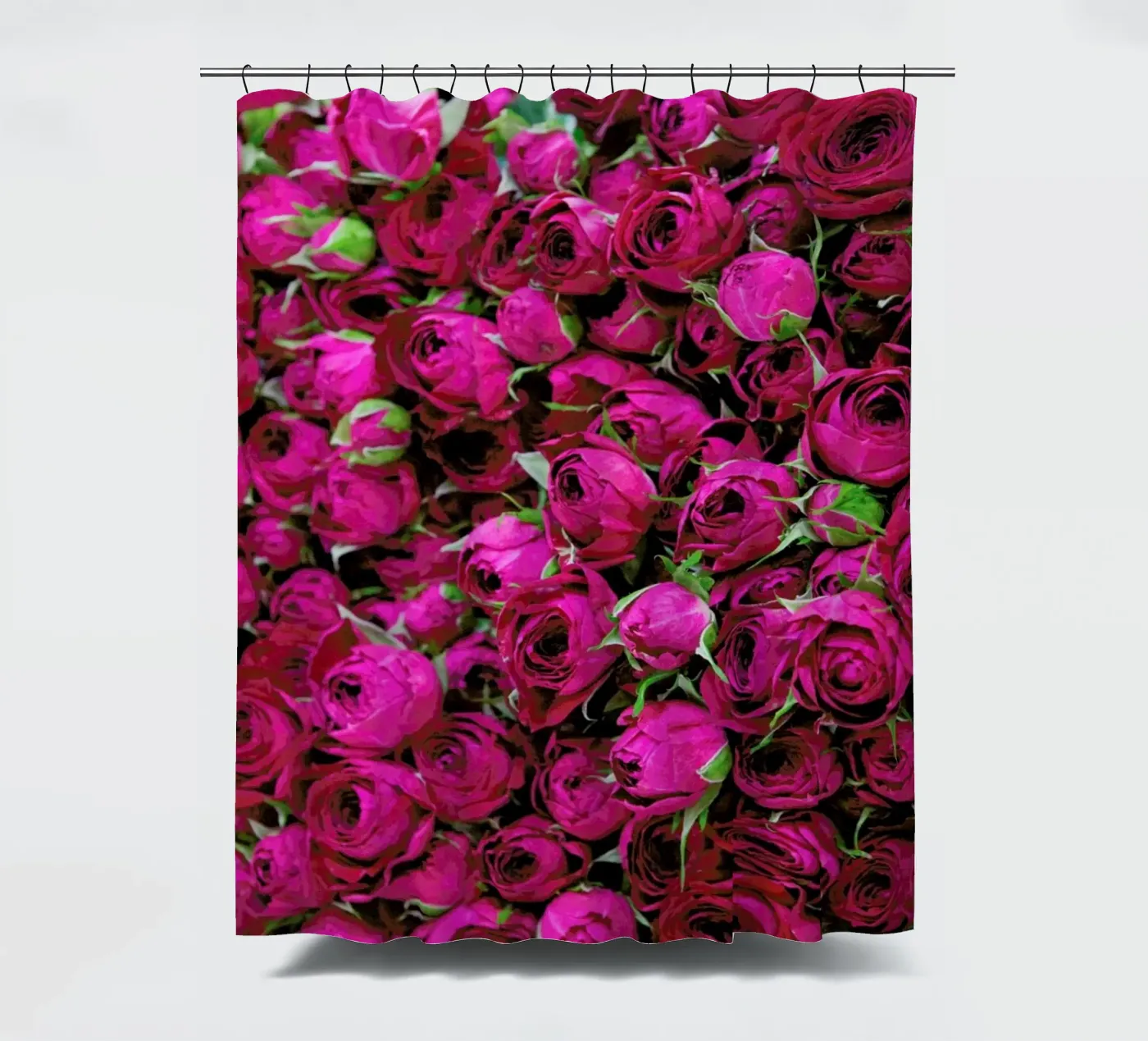 Ranunculus douchegordijn van Catherine McDonald