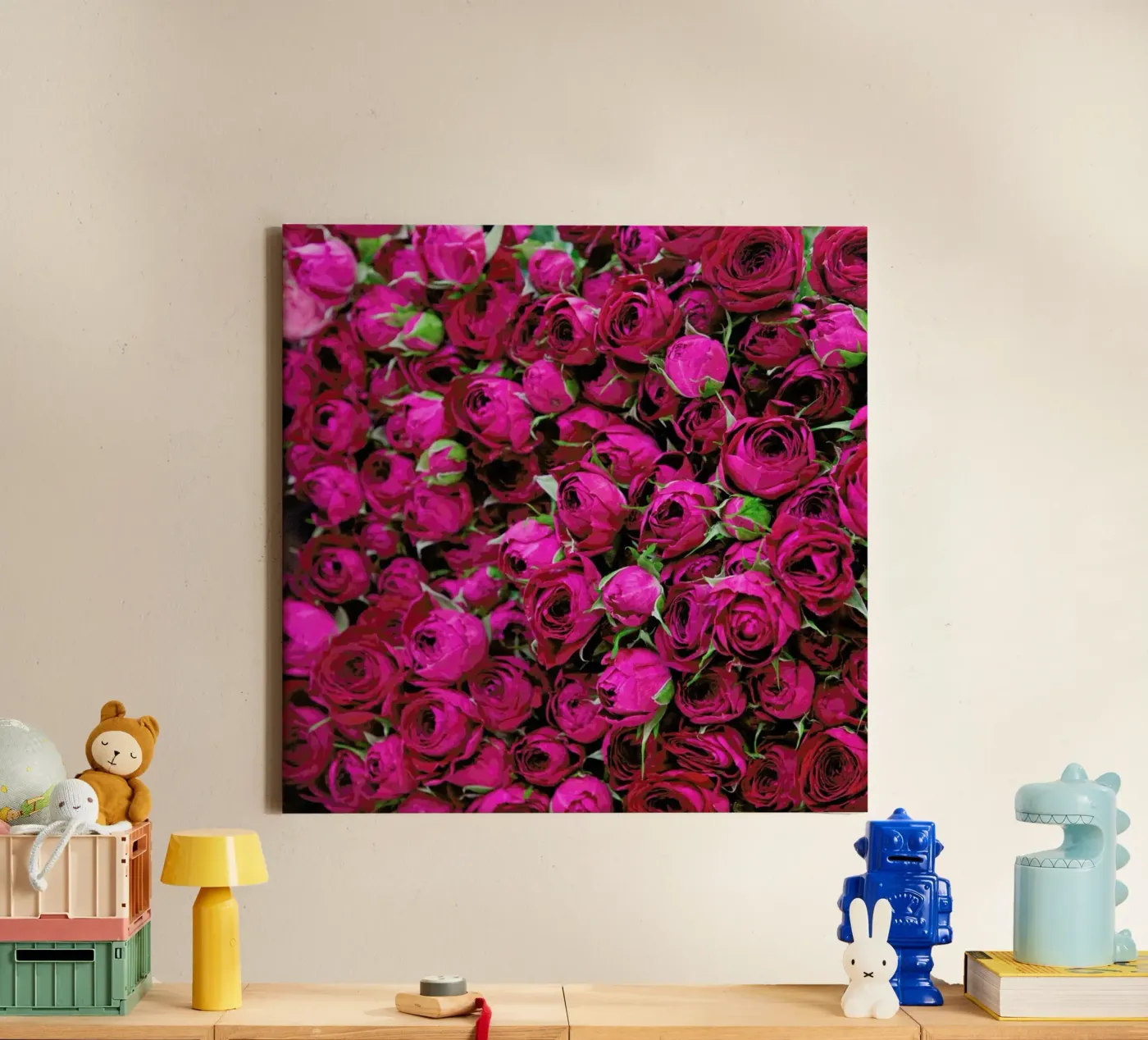 Ranunculus canvas by Catherine McDonald