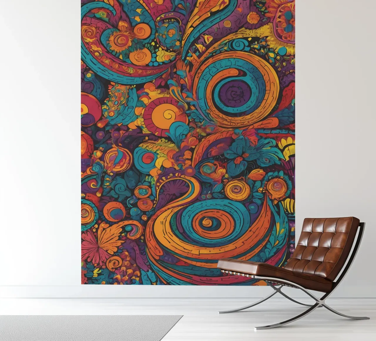 Psychedelic Pattern photo wallpaper by Charnwood Prints