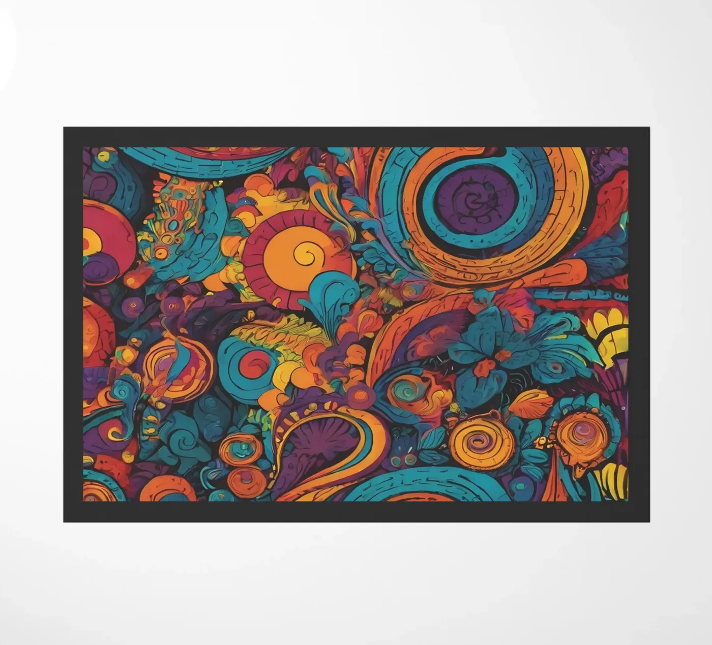 Psychedelic Pattern Fußmatte von Charnwood Prints