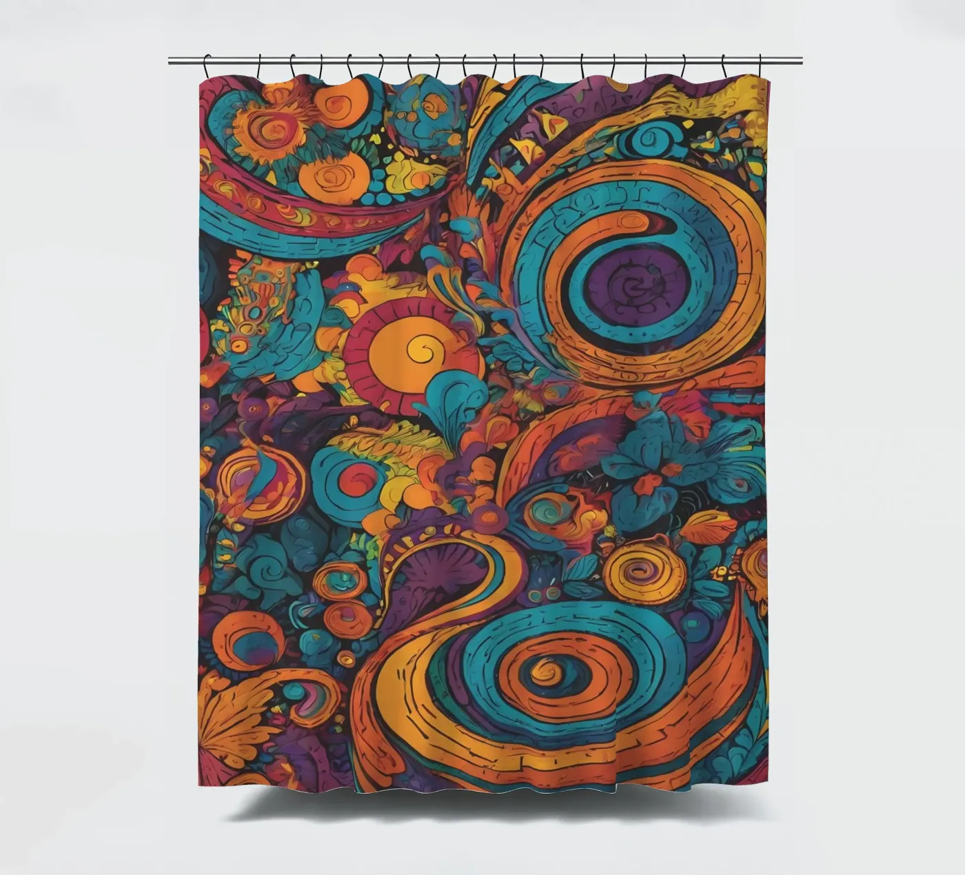 Psychedelic Pattern tenda da doccia da Charnwood Prints