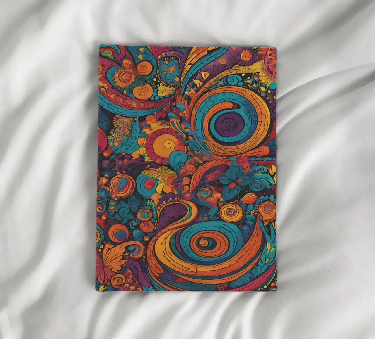 Psychedelic Pattern notebook by Charnwood Prints