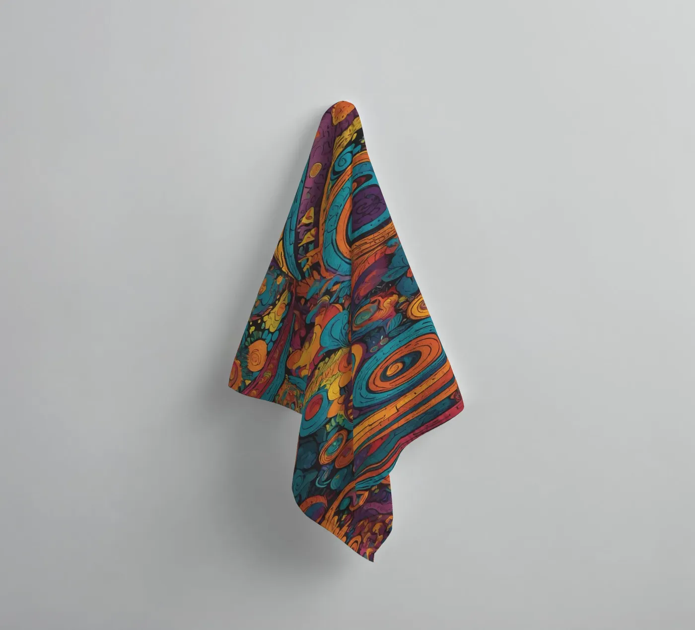 Psychedelic Pattern serviette de bain de Charnwood Prints