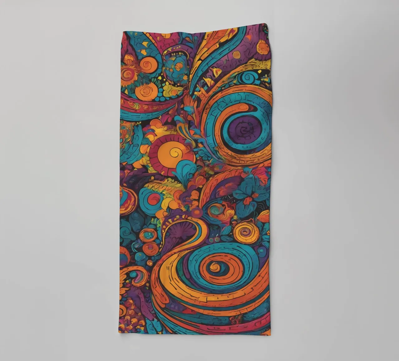 Psychedelisches Muster Handtuch von Charnwood Prints