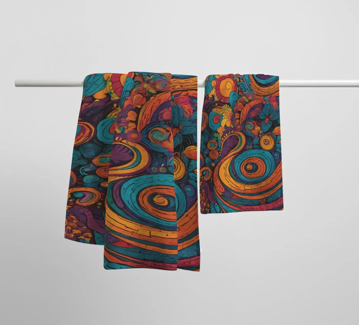 Psychedelic Pattern serviette de bain de Charnwood Prints