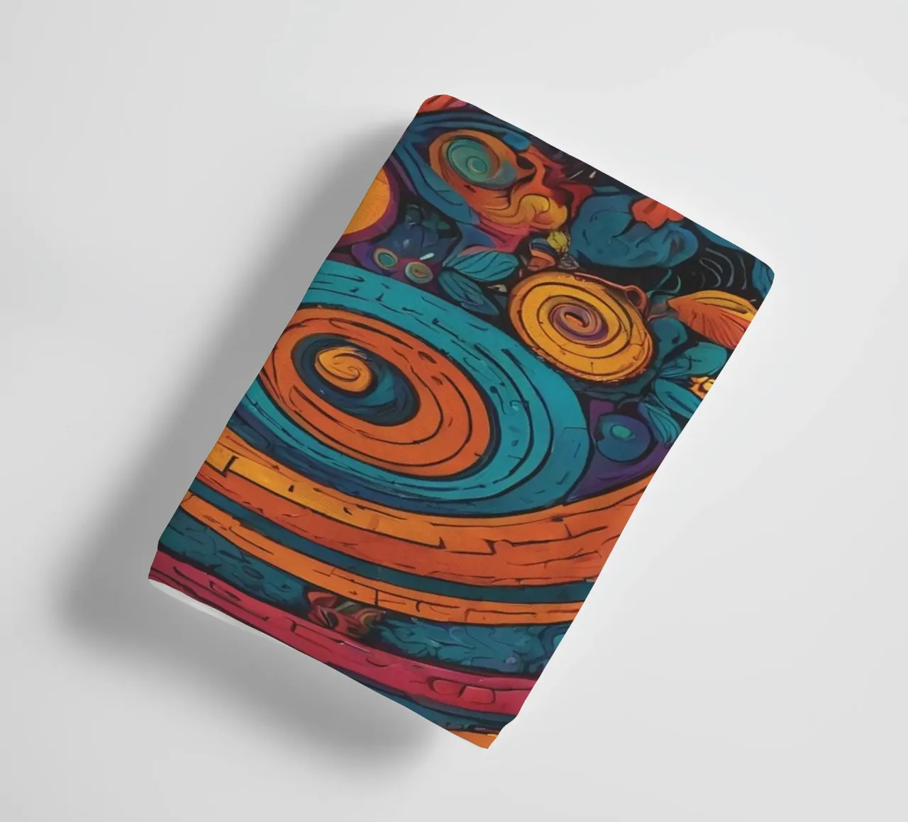 Psychedelic Pattern towel by Charnwood Prints