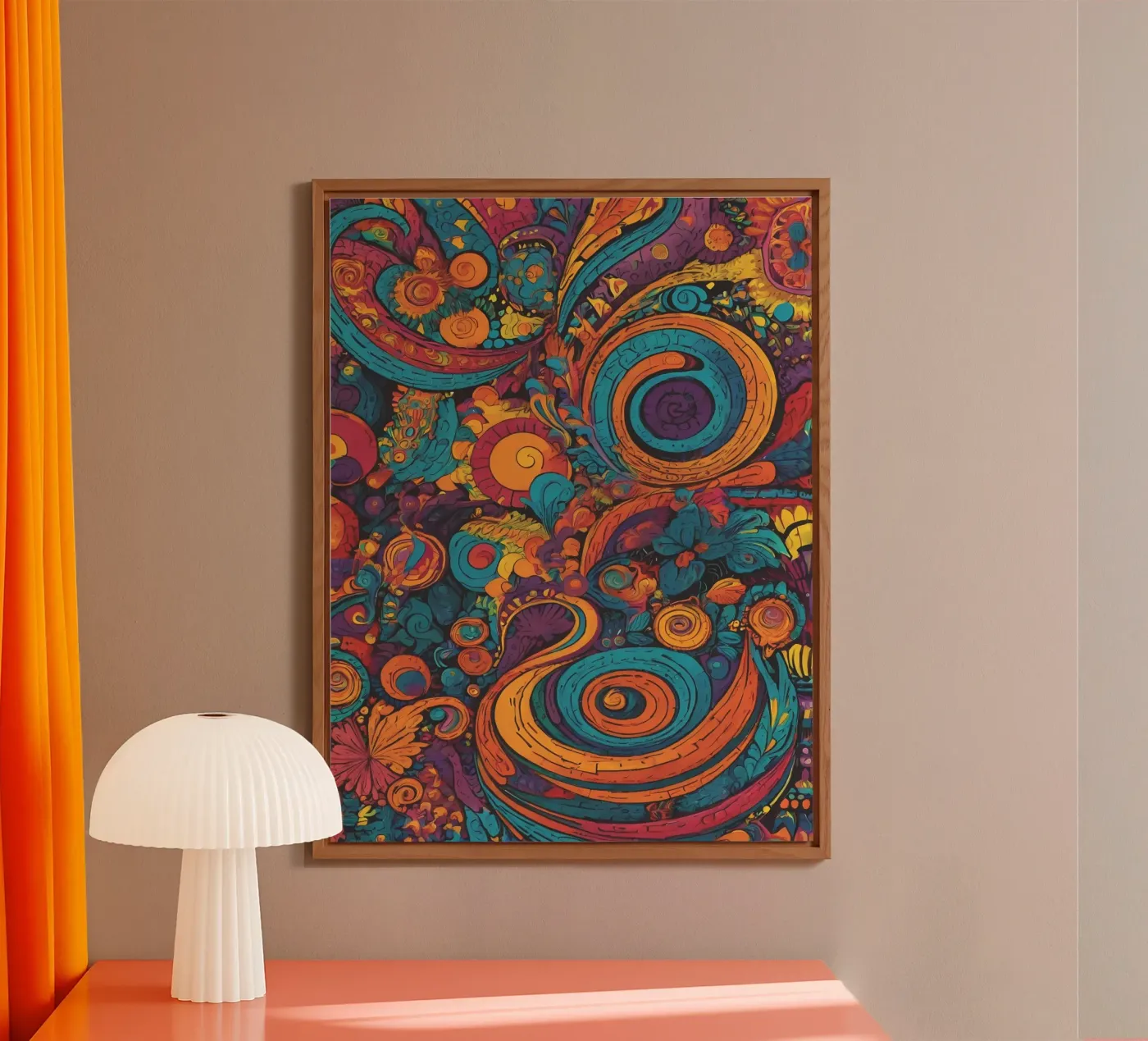 Psychedelic Pattern forex plate by Charnwood Prints