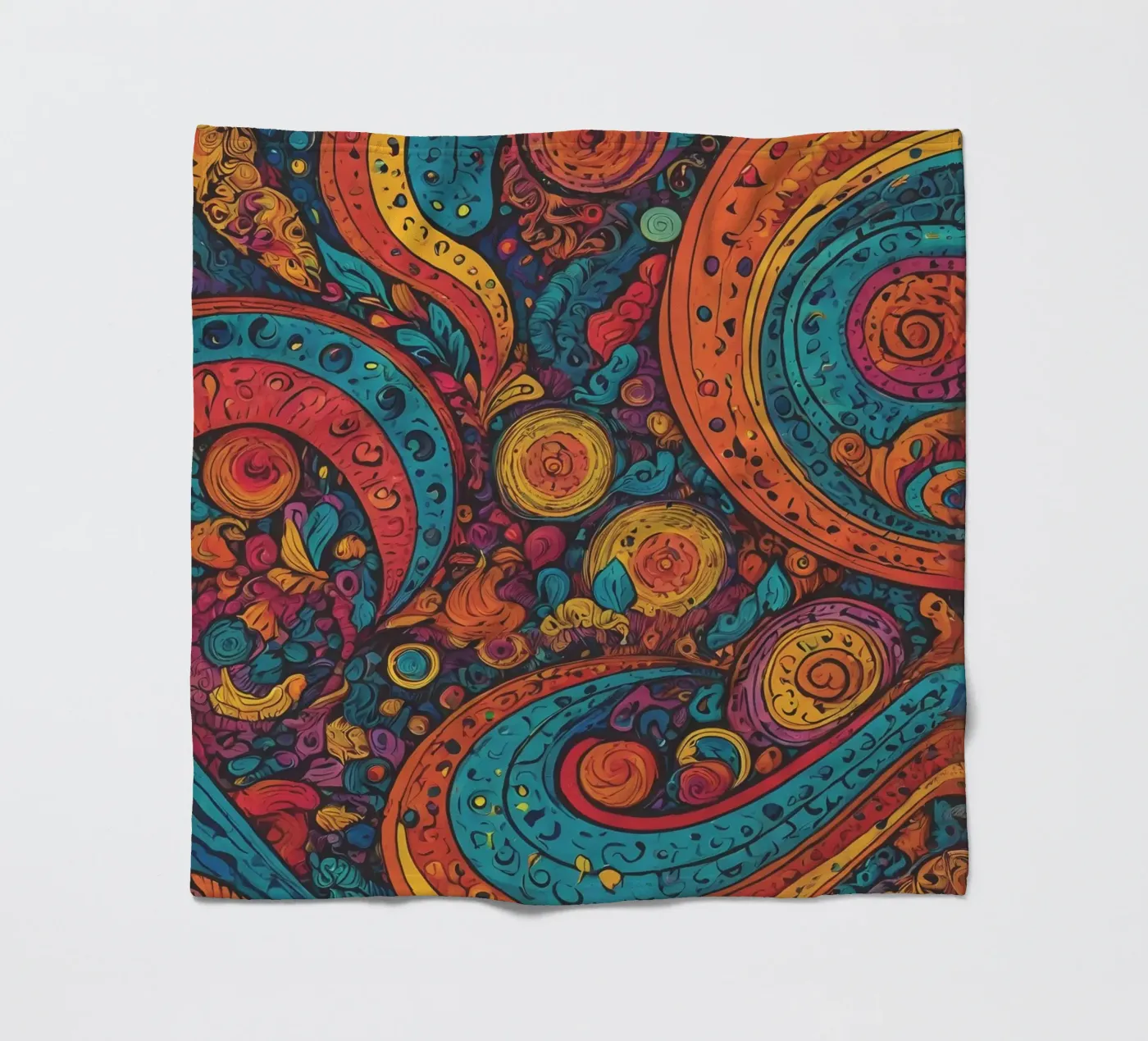 Psychedelisches Muster Fleecedecke von Charnwood Prints