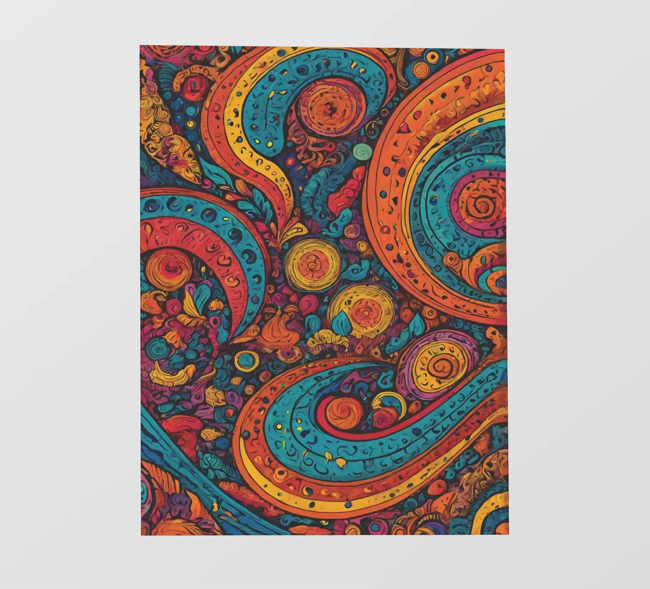 Psychedelic Pattern Backlit Folie von Charnwood Prints
