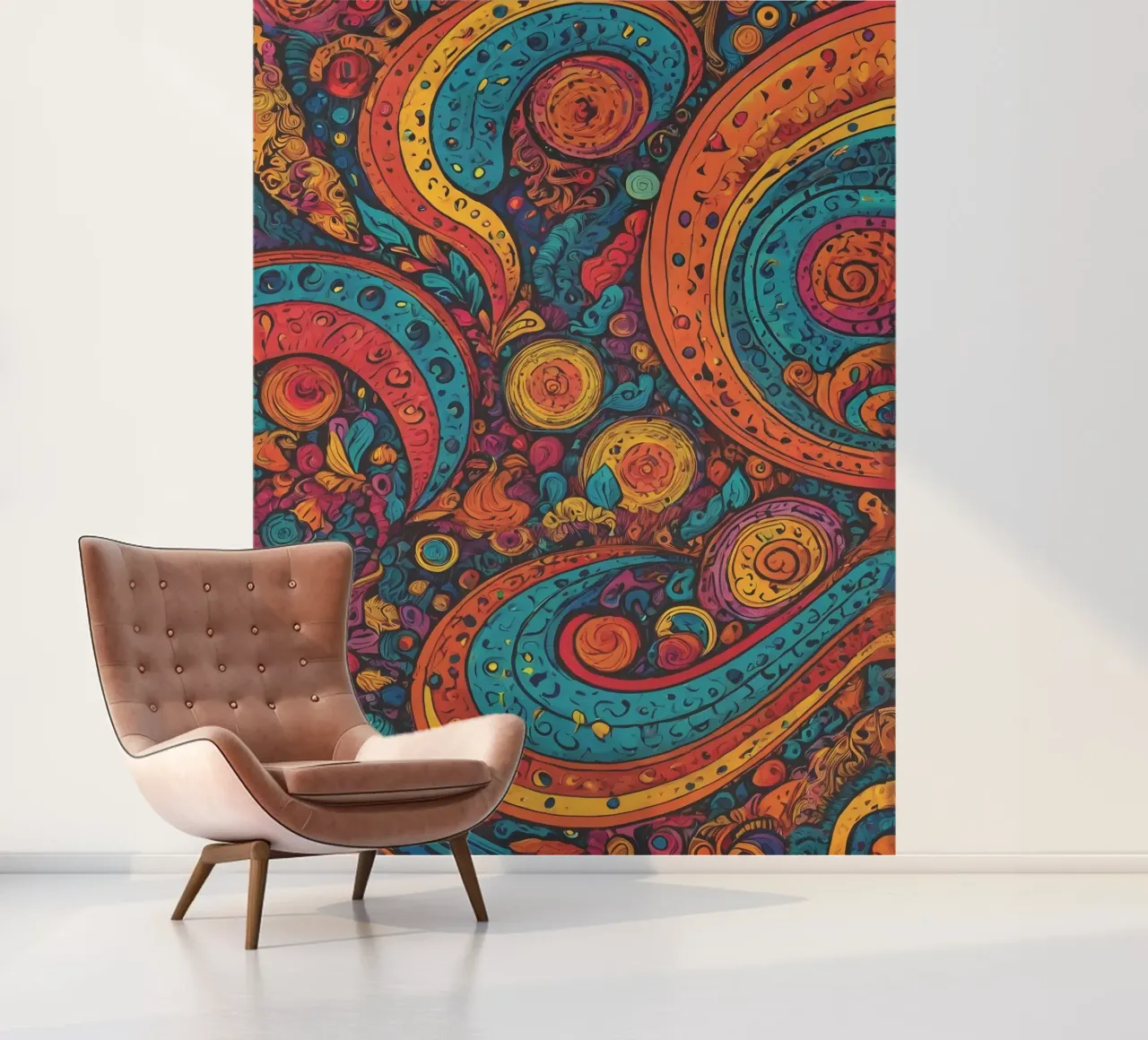Psychedelic Pattern photo wallpaper by Charnwood Prints