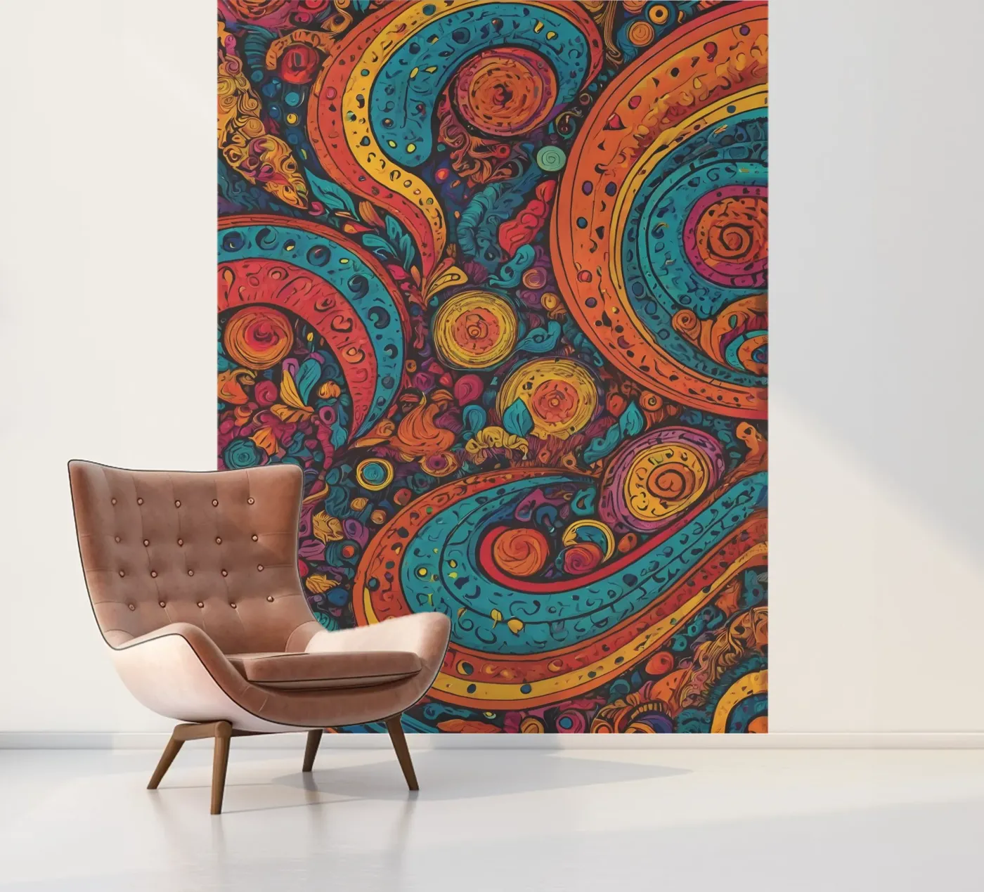 Psychedelic Pattern photo wallpaper by Charnwood Prints
