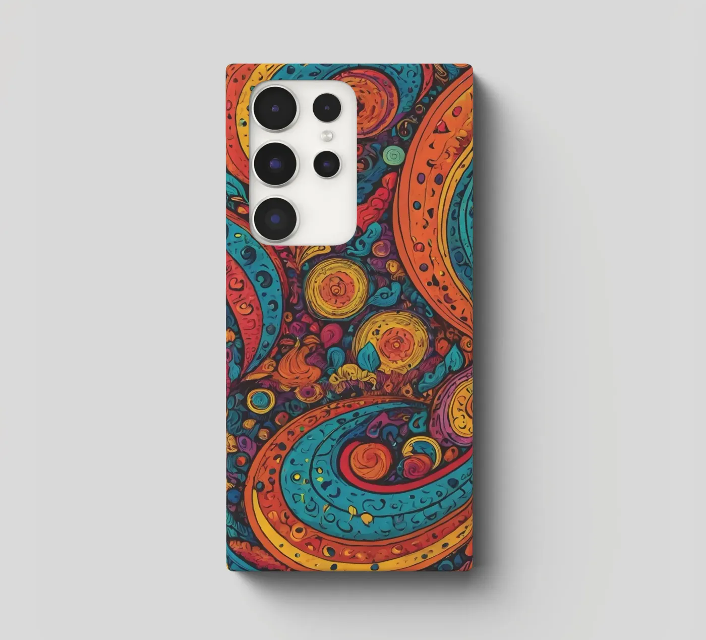 Psychedelic Pattern samsung phone case by Charnwood Prints