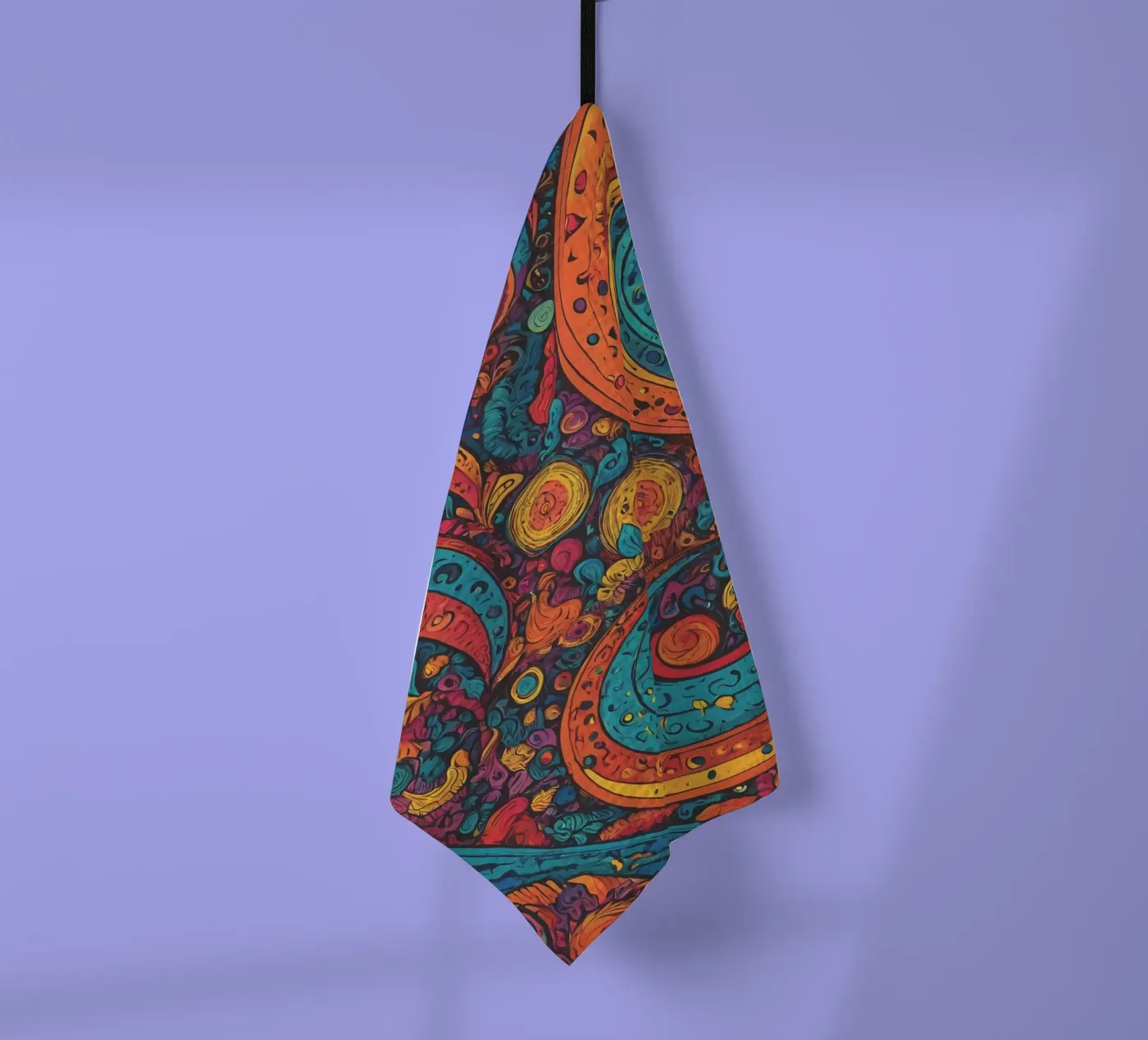 Psychedelisches Muster Geschirrtuch von Charnwood Prints