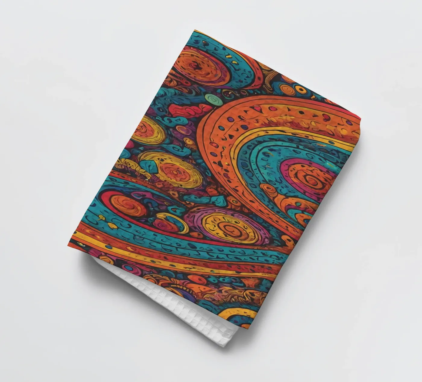 Motif psychédélique torchon de Charnwood Prints