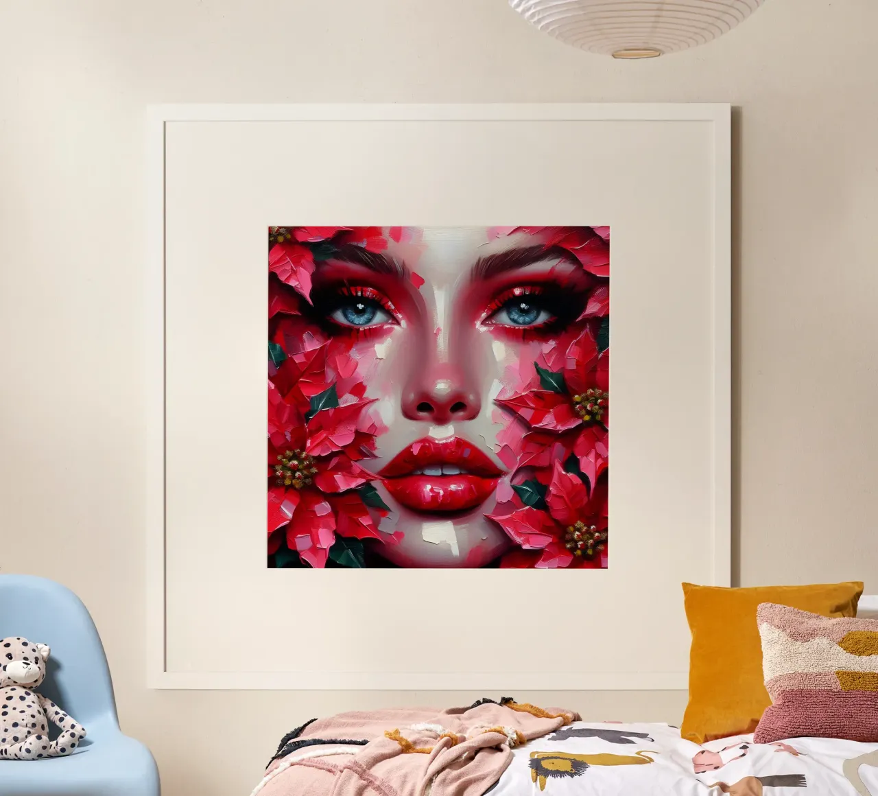 Christmas Poinsettia hahnemühle by ARTOMATIC