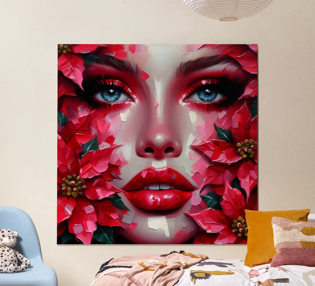 Christmas Poinsettia hahnemühle by ARTOMATIC