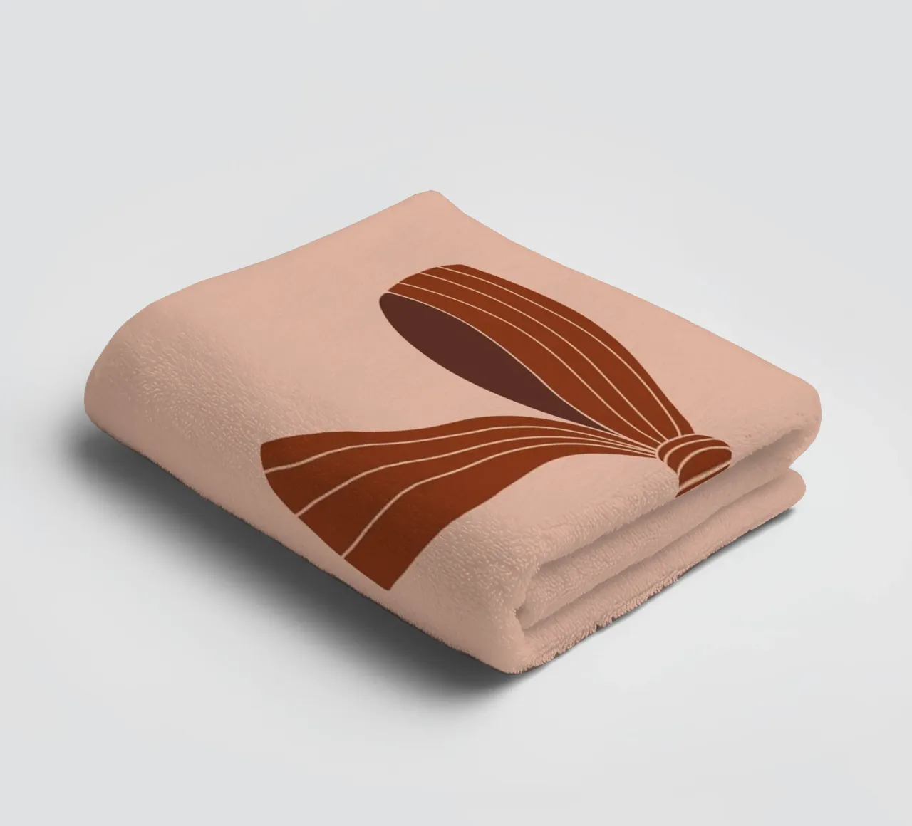 Bow on pink background asciugamano da bagno da AleksandraAnna