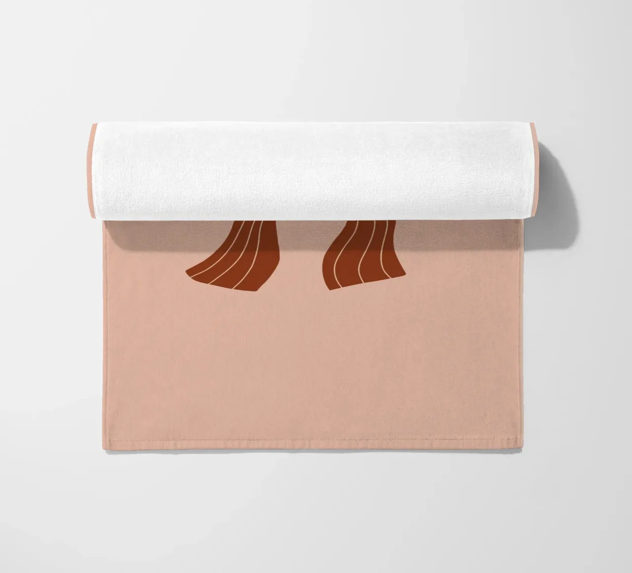 Bow on pink background telo mare da AleksandraAnna