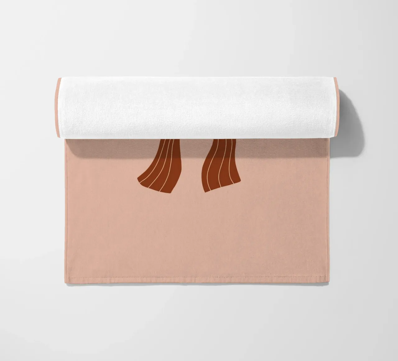 Bow on pink background telo mare da AleksandraAnna