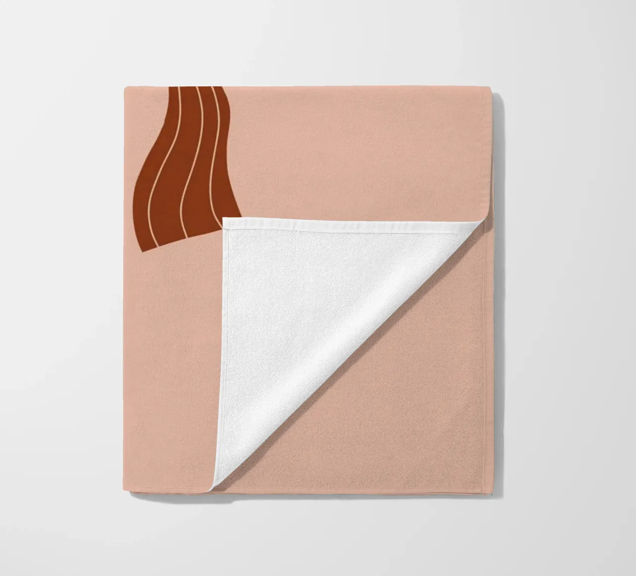 Bow on pink background telo mare da AleksandraAnna
