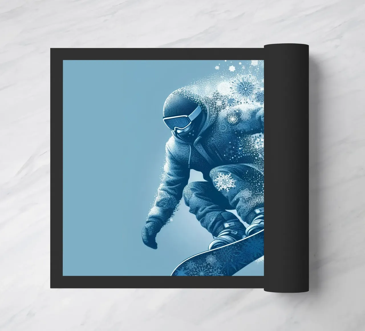 Snowboarder zerbino da Digital Naive