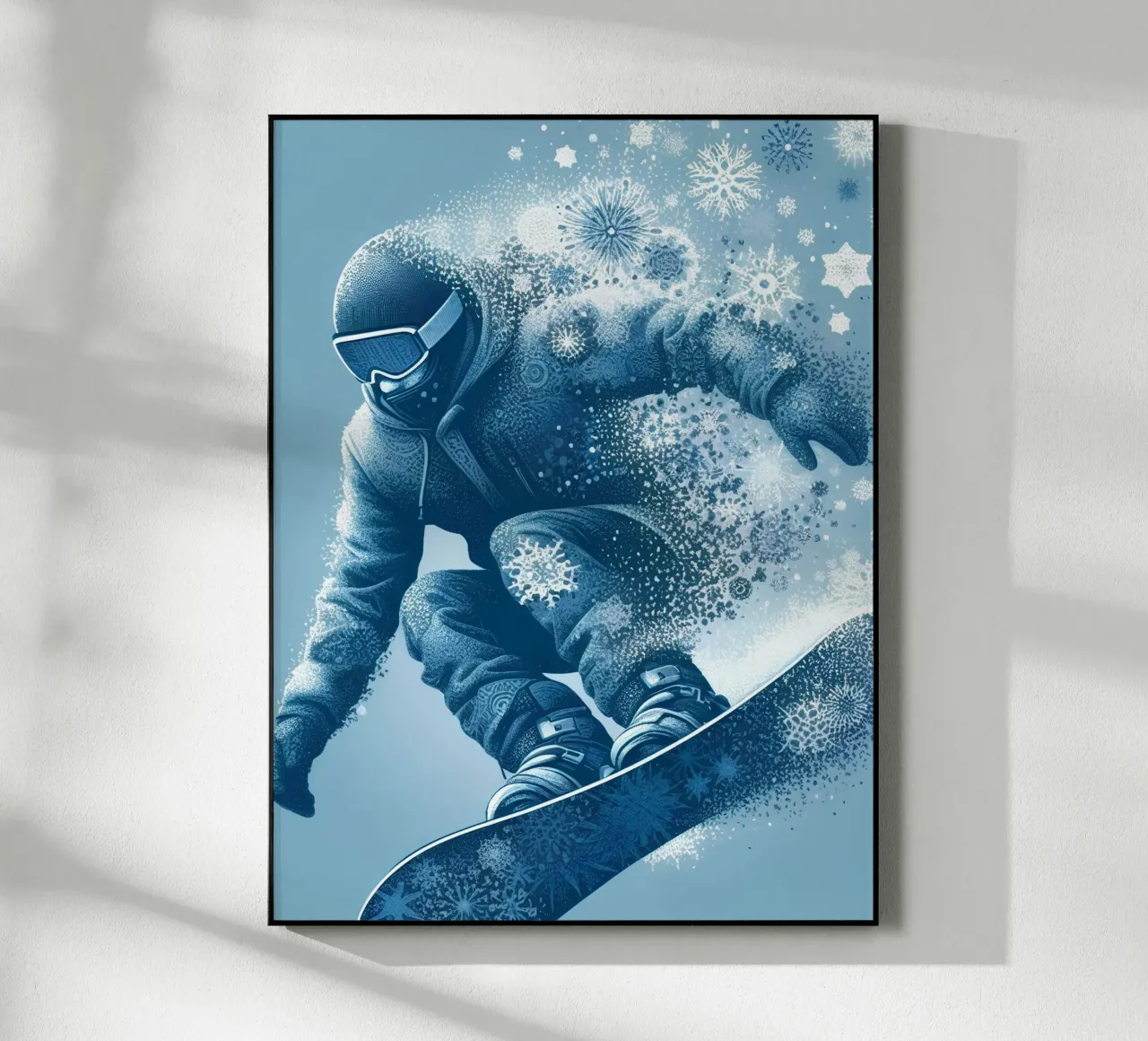 Snowboarder plexiglass da Digital Naive