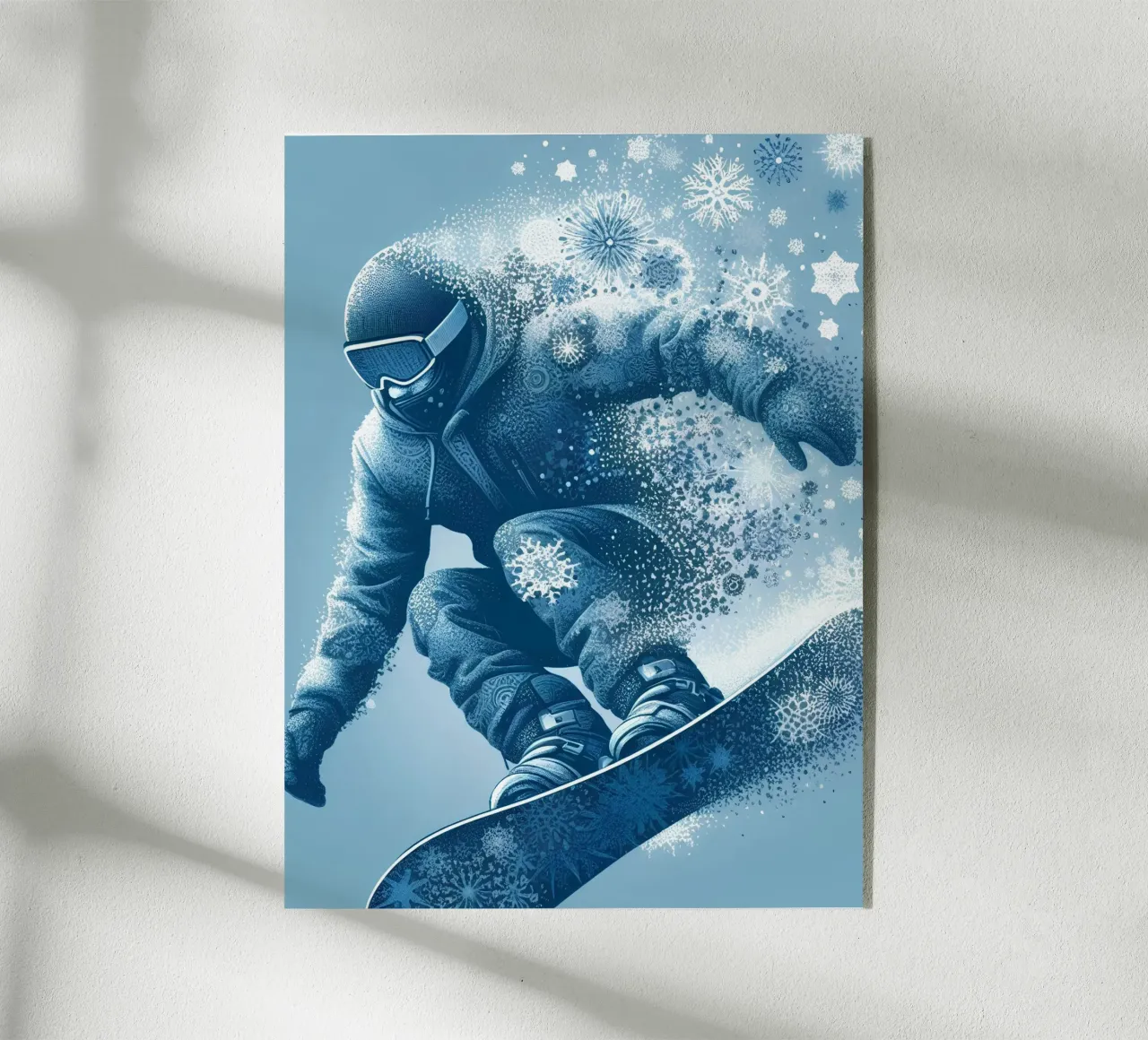 Snowboarder plexiglass da Digital Naive