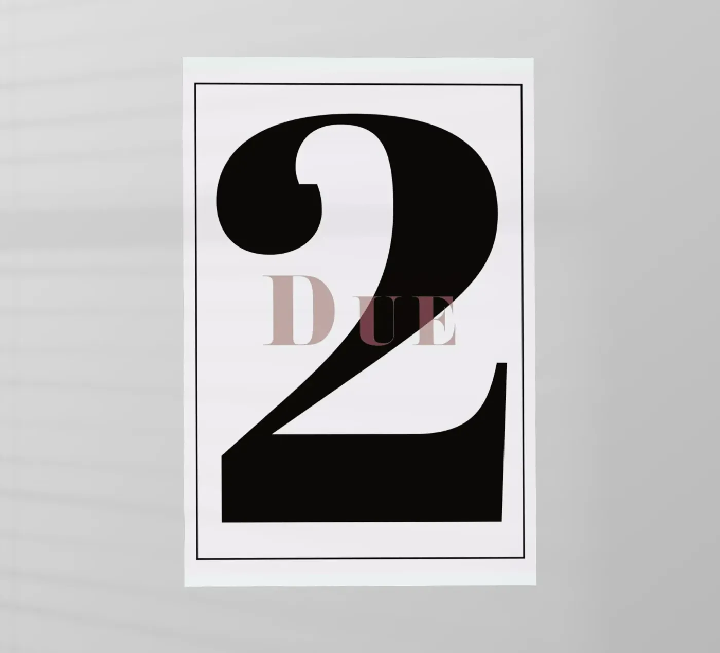 Numero 2 pellicola backlit da In Full Color