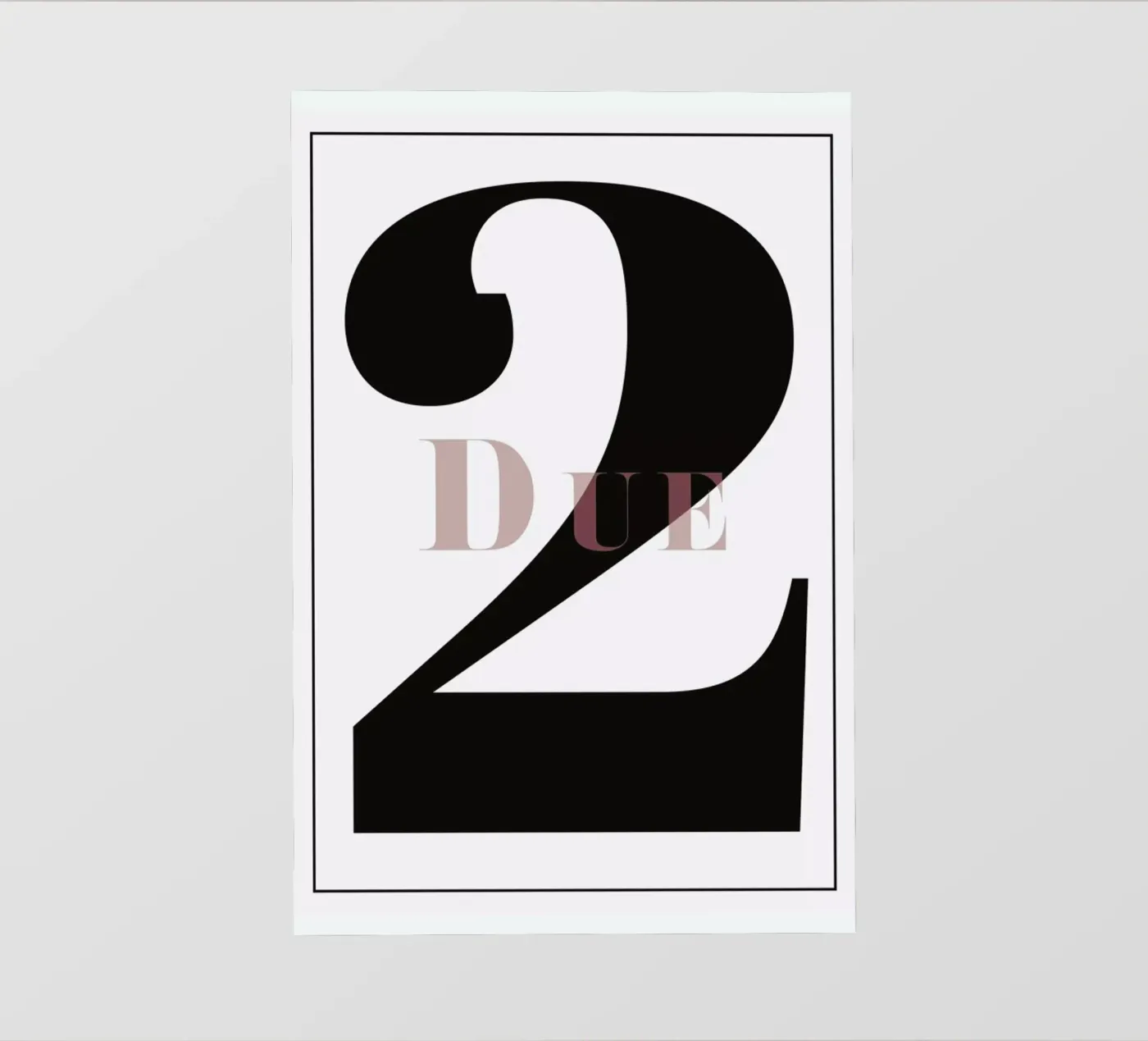 Numero 2 pellicola backlit da In Full Color