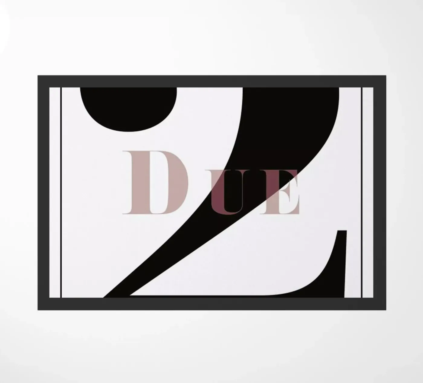 Numero 2 Fußmatte von In Full Color