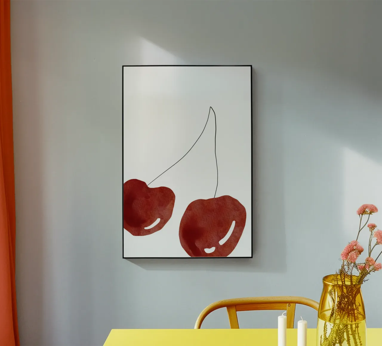 Cherry Duo Acryl-Glas von Melloi Art Print