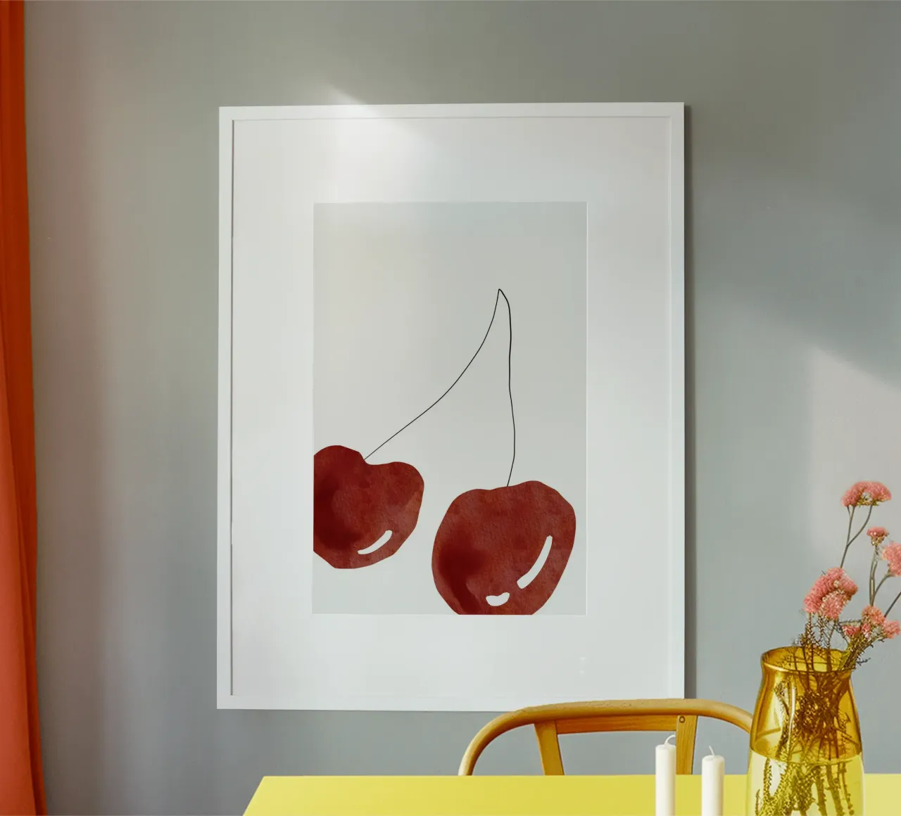 Cherry Duo poster by Melloi Art Print