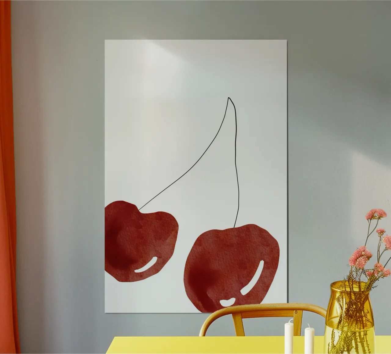 Cherry Duo poster by Melloi Art Print