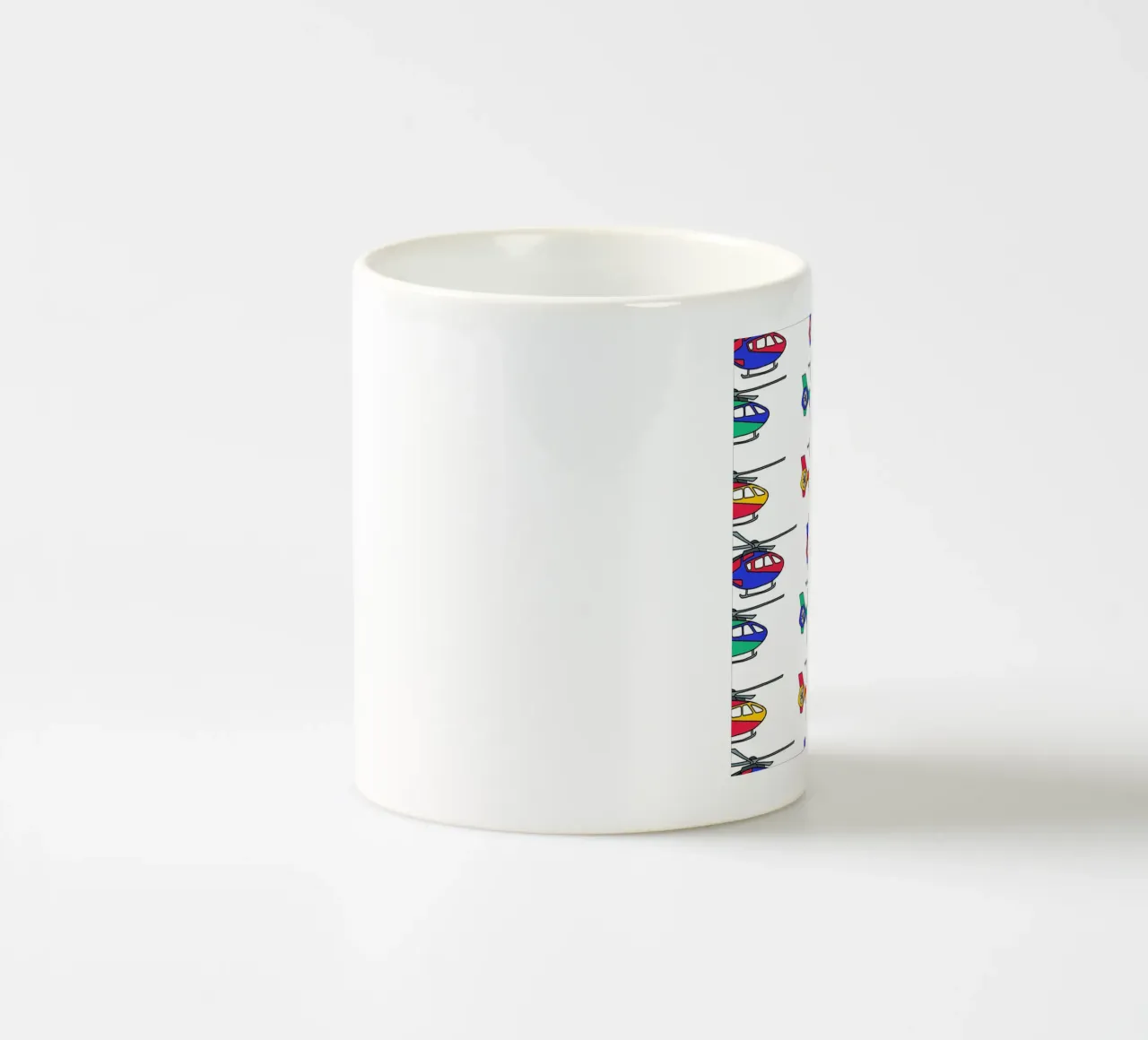 Bunte Hubschrauber tazza in ceramica da BAINAI KIDS
