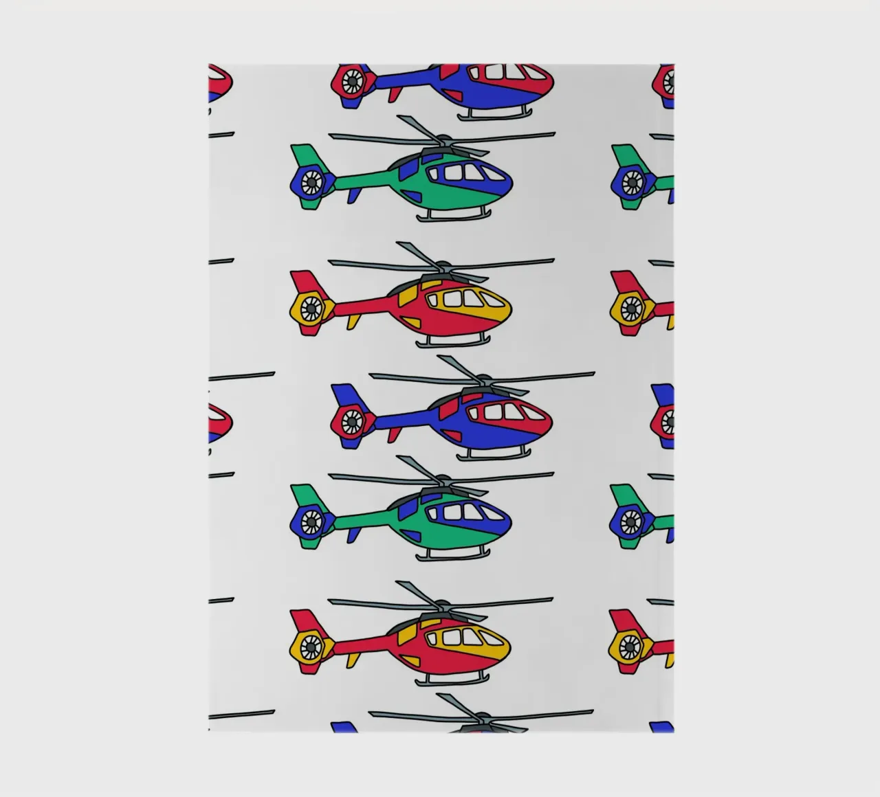 Bunte Hubschrauber notebook by BAINAI KIDS