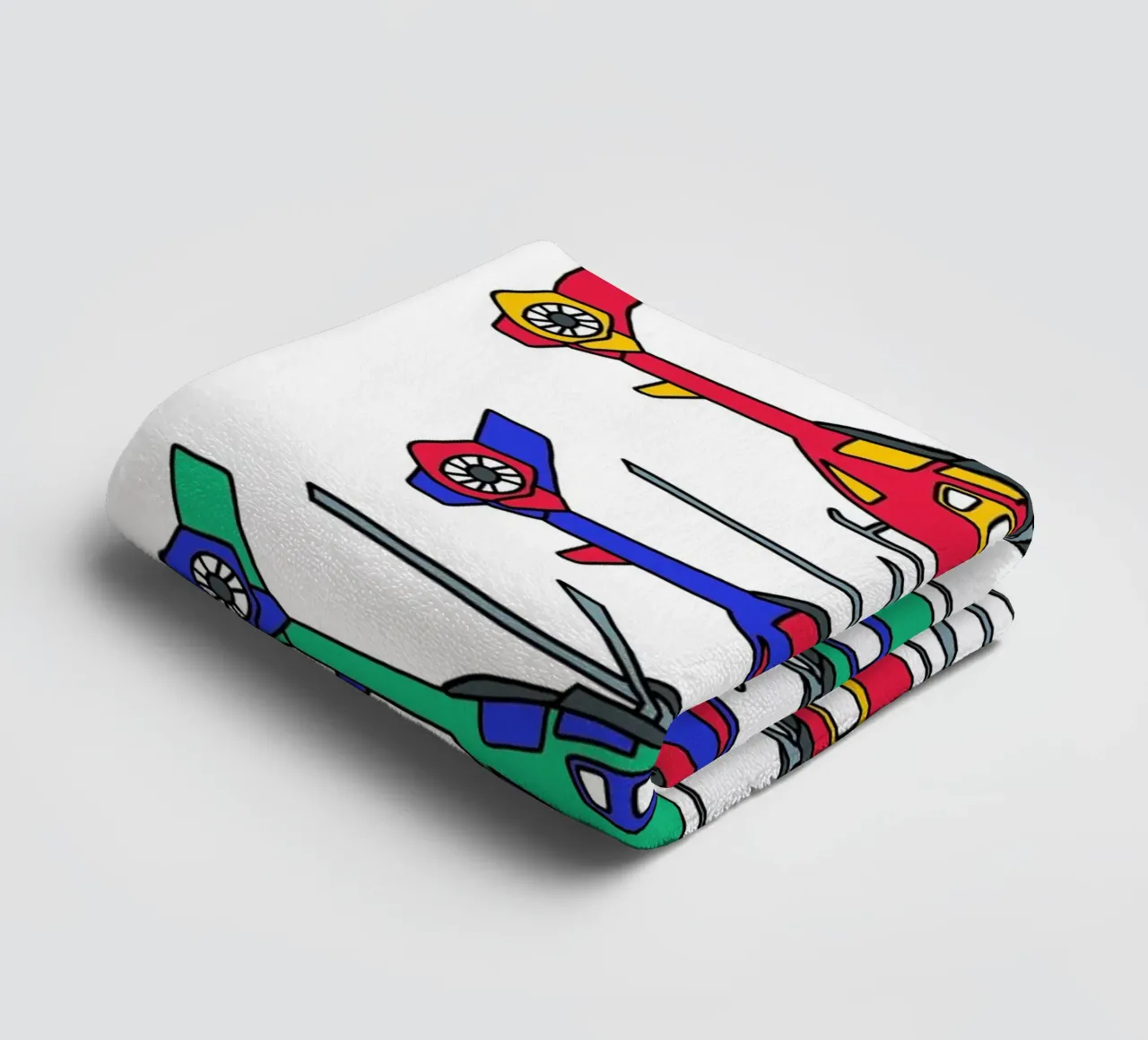 Bunte Hubschrauber asciugamano da bagno da BAINAI KIDS