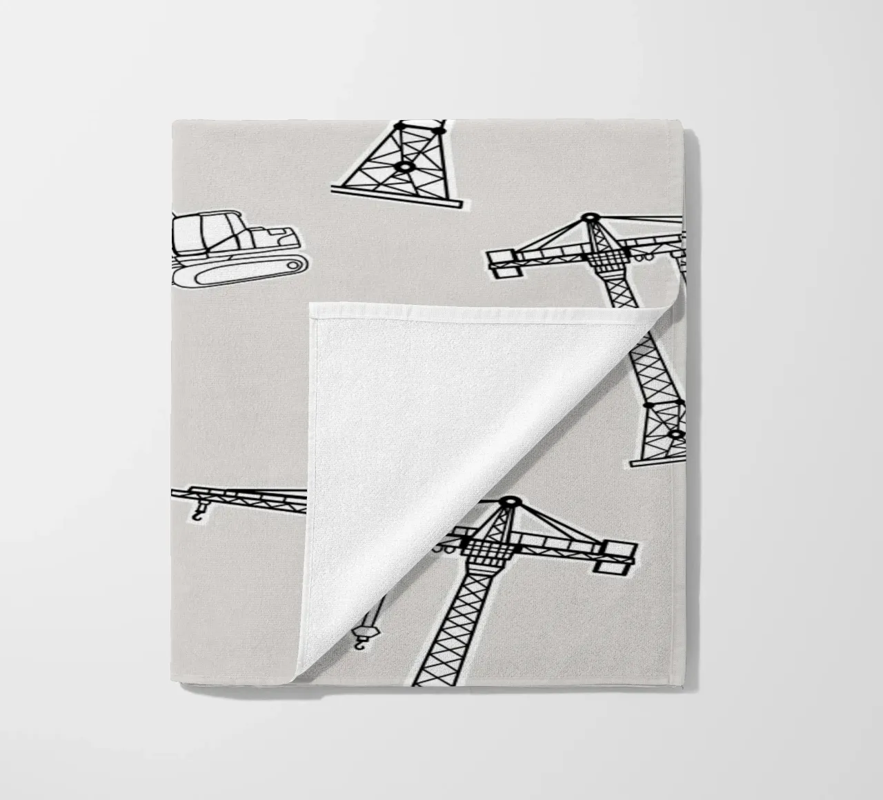 Bagger und Kran telo mare da BAINAI KIDS