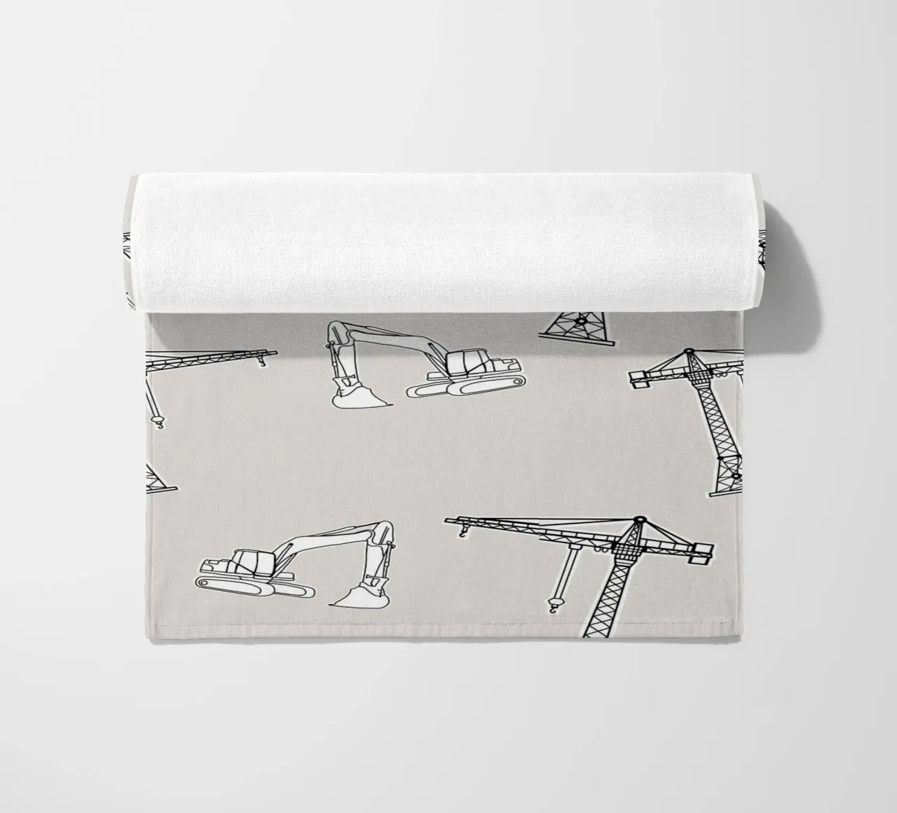 Bagger und Kran telo mare da BAINAI KIDS