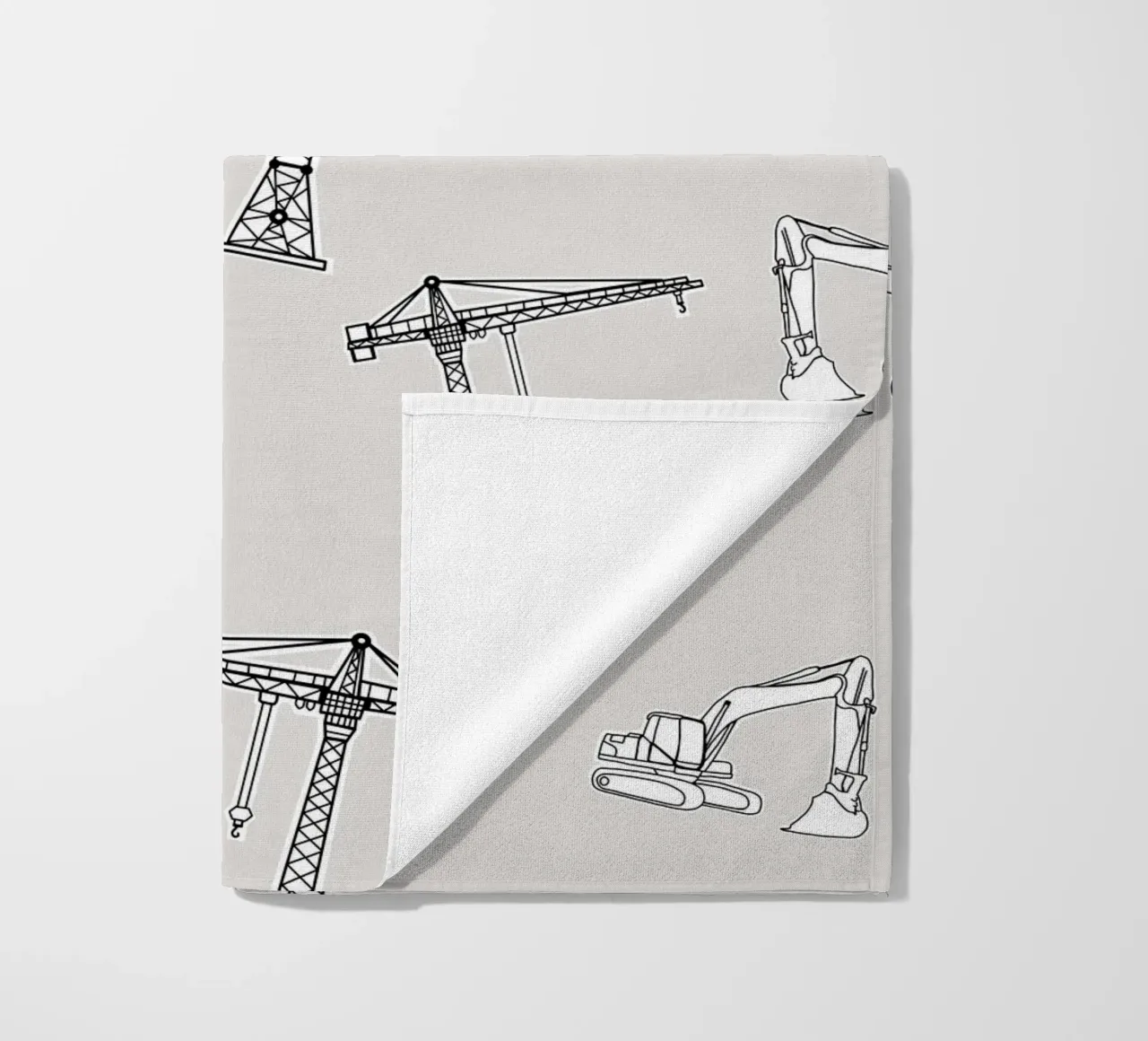 Bagger und Kran telo mare da BAINAI KIDS