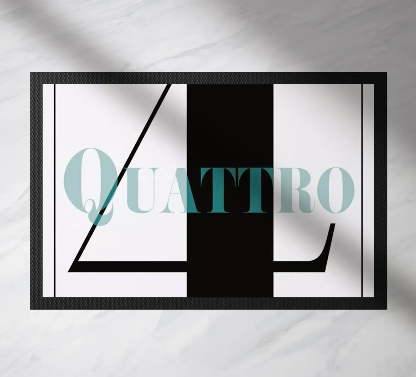 Numero 4 doormat by In Full Color