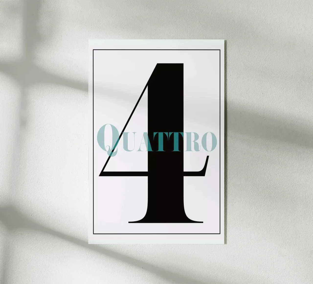 Numero 4 plexiglass da In Full Color